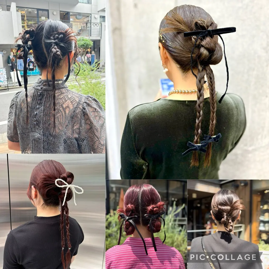ロング ヘアアレンジ 韓国風ヘア ヘアセット 梅雨対策すぐ巻ける ☔️縮毛矯正勝倉　麗のヘアスタイル