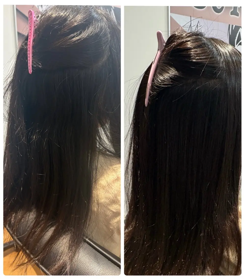 ロング 縮毛矯正 縮毛矯正 CUT純 キリナのヘアスタイル