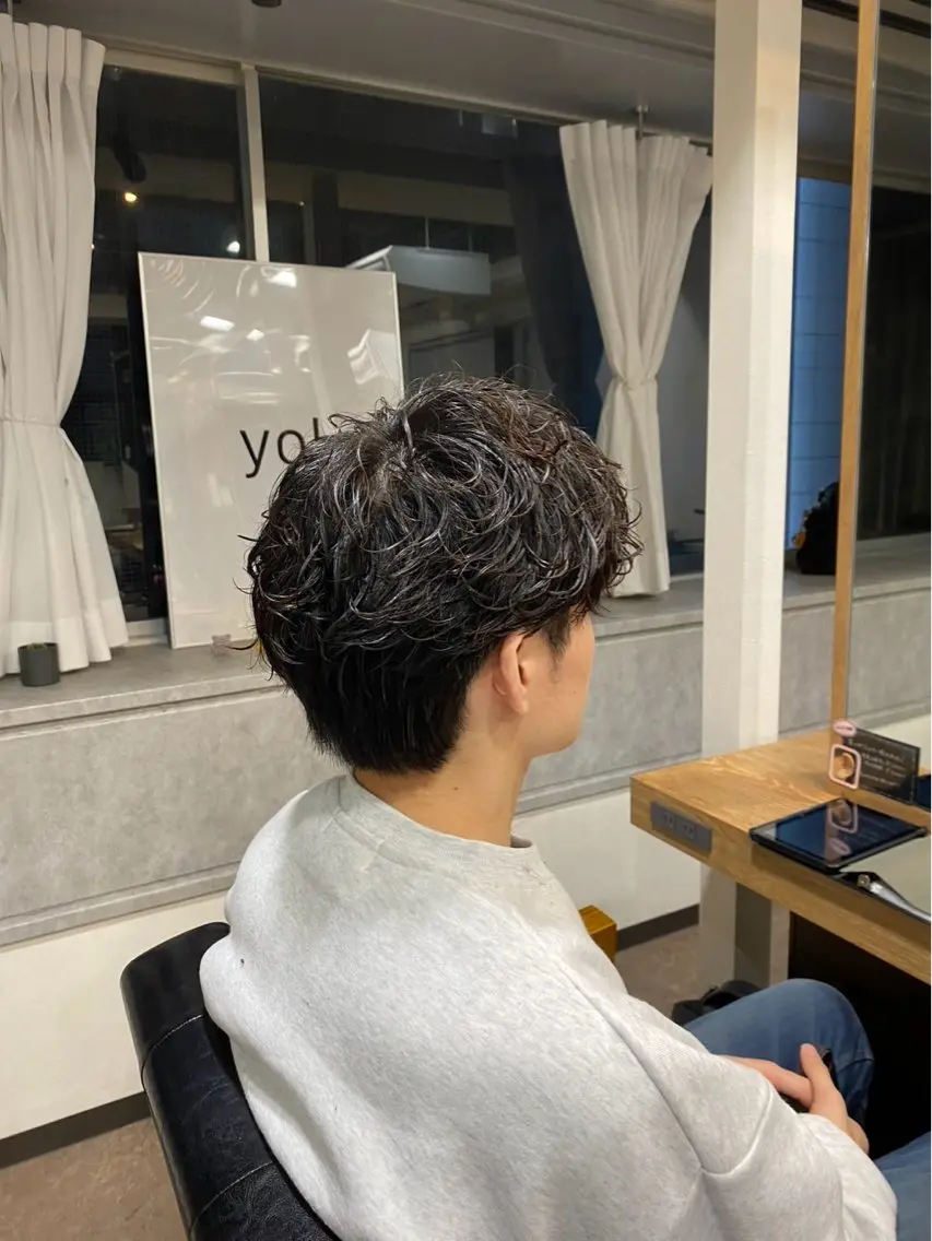 メンズカット✂️+パーマ🌀の写真