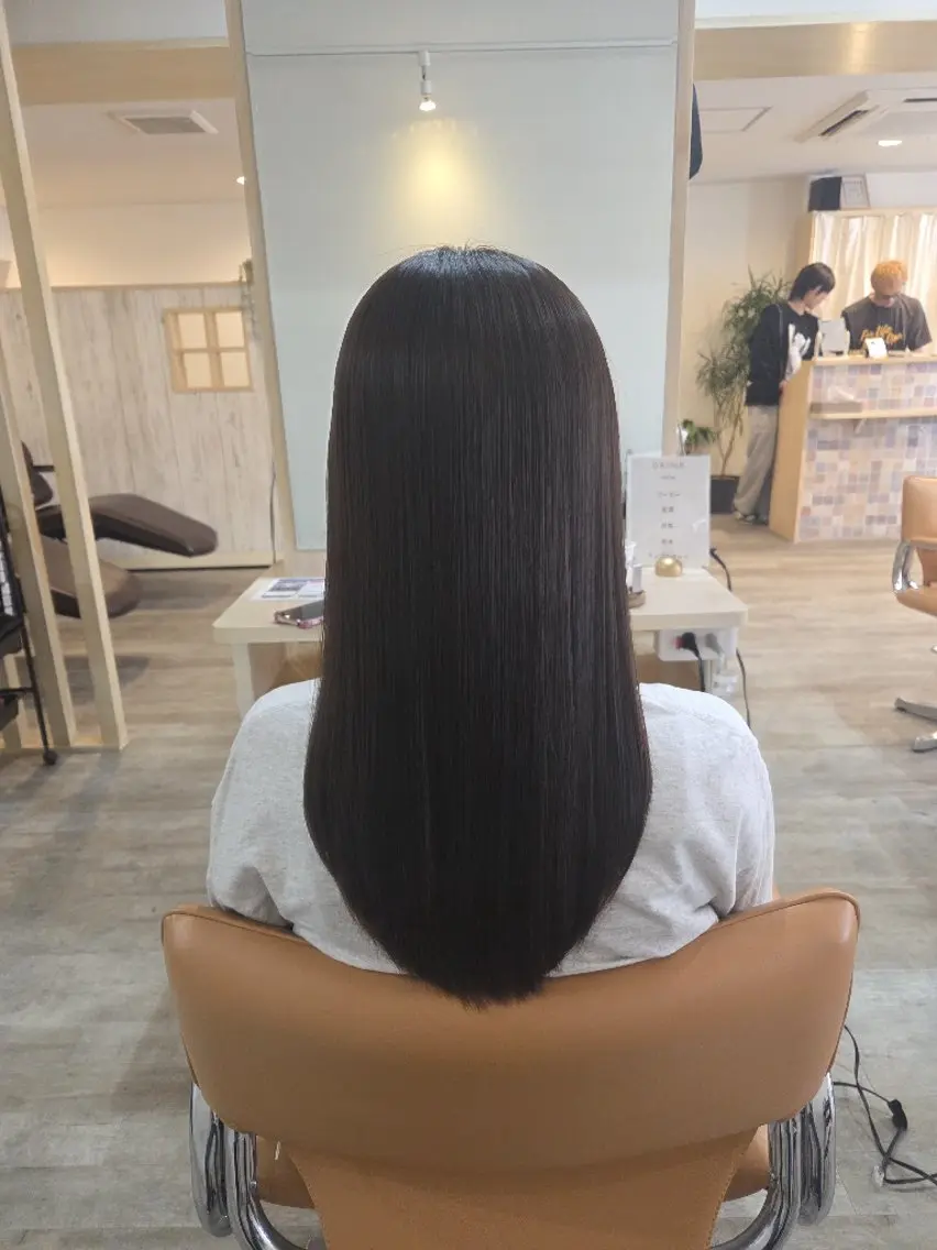 ロング 髪質改善 トリートメント 龍 悠紀のヘアスタイル
