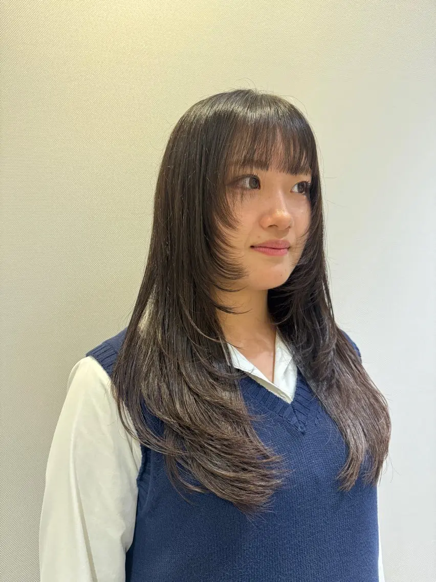 ロング 🎀レイヤーカット/ 𝓡𝓲𝓷🎀のヘアスタイル