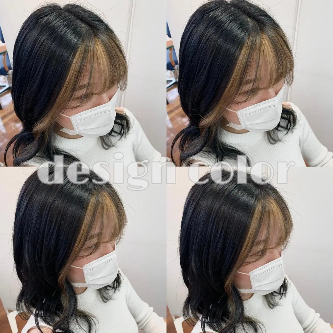 カラー ミストバング  フェイスフレーミング 小澤 志穂のヘアスタイル