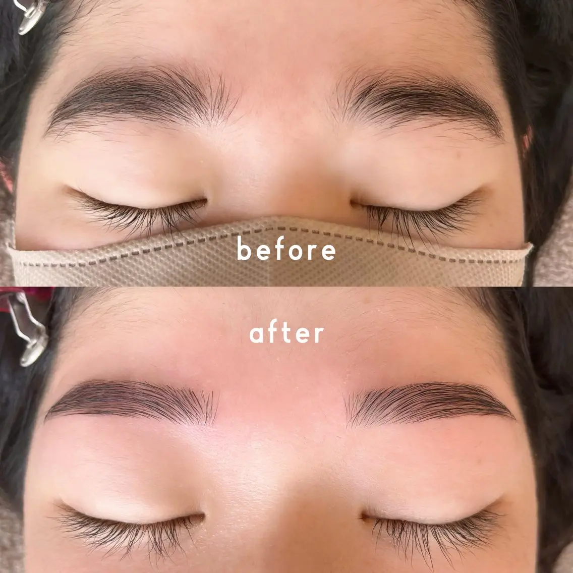 アイブロウ ワックス脱毛 眉カット その他(アイブロウ) 𝙪𝙧𝙪︎︎🪞 ⌇似合わせ×高持続のマツエク・マツパデザイン
