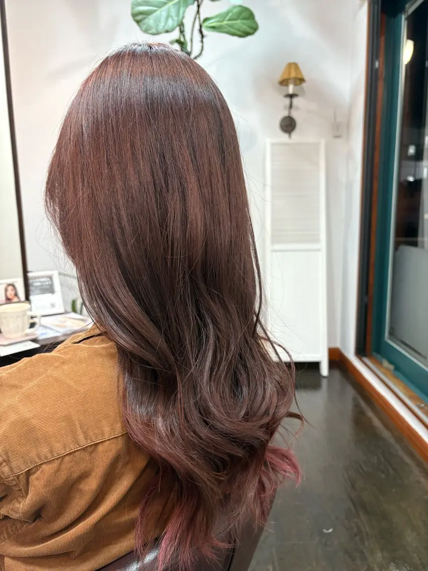 ロング ピンクラベンダー 🫧 YUNA 🫧のヘアスタイル