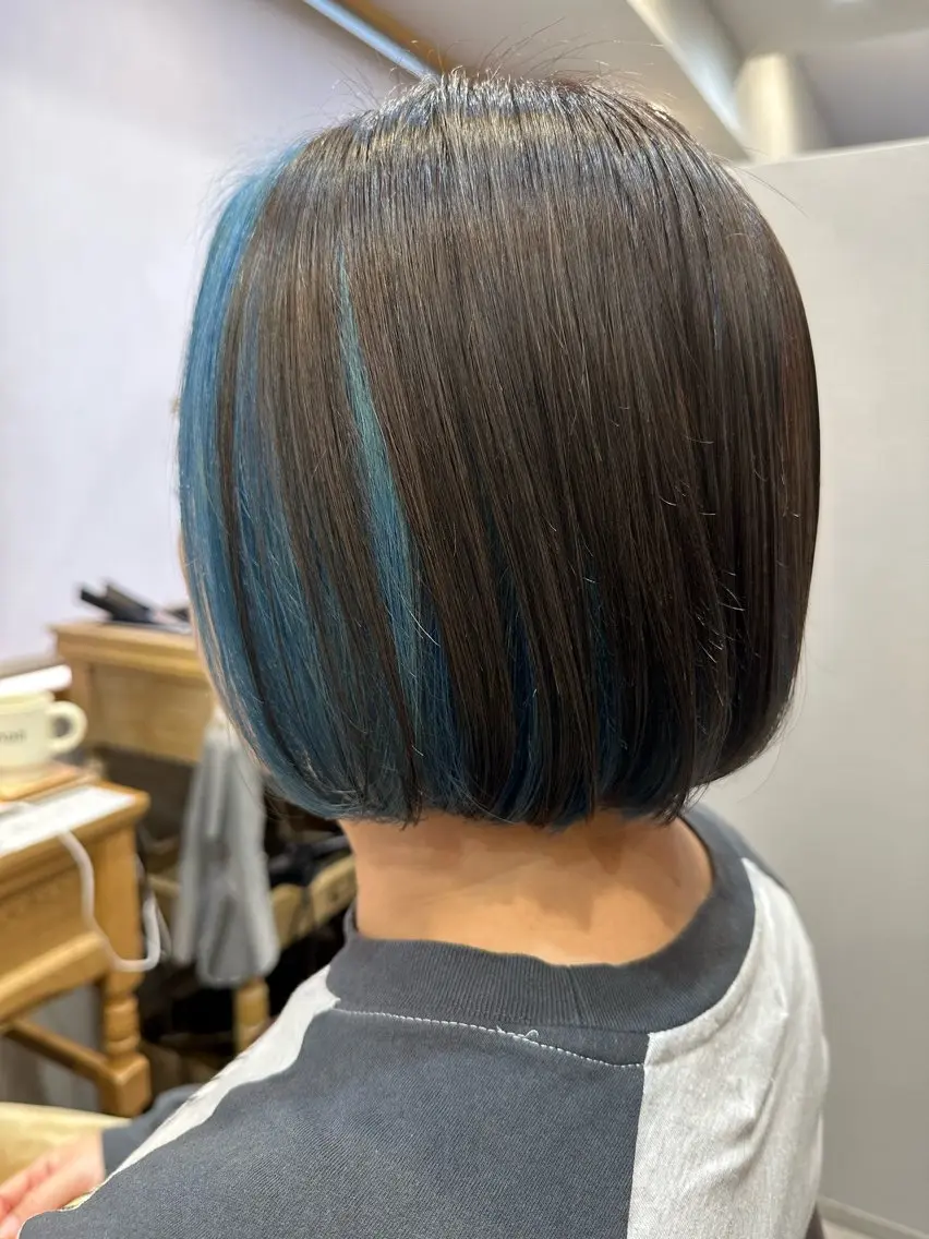 ショート カット ヘアカラー トリートメント IROWどうもん店 /まゆなのヘアスタイル