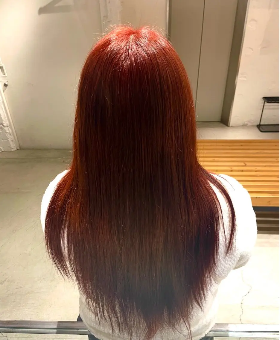 ロング 🇨🇳ハイトーン ワンホン🇰🇷ななのヘアスタイル