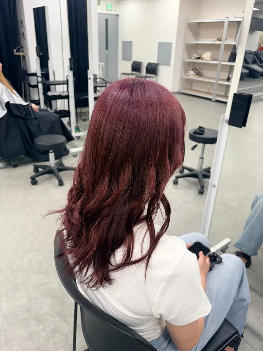 ロング カラー メンズ ヘアカラー honoka💄💋 /オリーブカラー特化のヘアスタイル