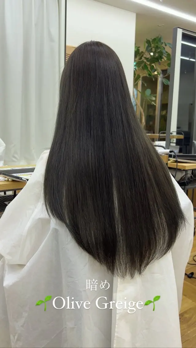ロング カラー メンズ オリーブカラー 抜きっぱなしブロンド /ハイトーン/カナタのヘアスタイル