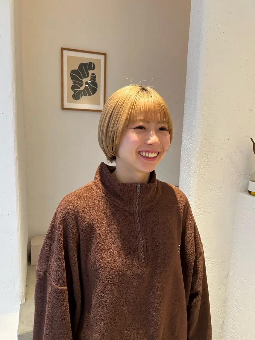 ショート ショートヘア iwami rena /Nary河原町のヘアスタイル
