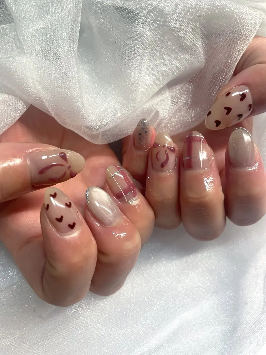 ネイル ハンドネイル 佐柄 あすかのネイルデザイン
