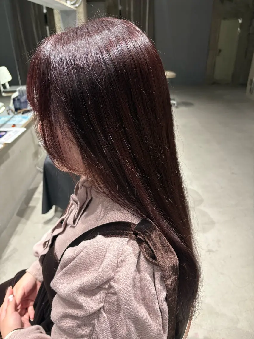 セミロング カラー ダブルカラー ヘアカラー 玉置七海✨ /透明感/髪質改善のヘアスタイル