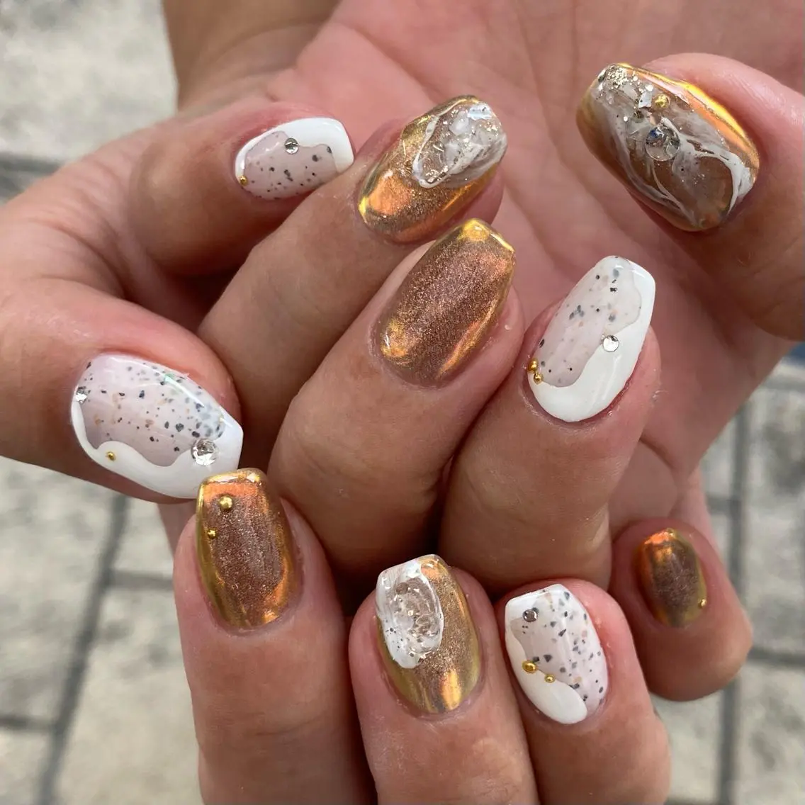 ネイル ハンドネイル nailsalon ∞ ﾐｶﾅﾙ ∞のネイルデザイン
