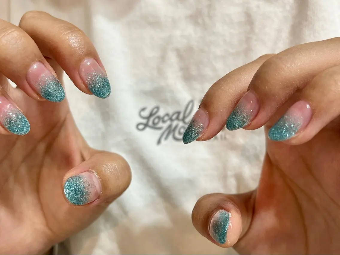 ネイル ラメ(グリッター) kiki nail たまプラーザのネイルデザイン