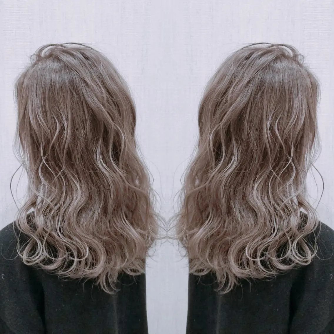 セミロング カット ヘアカラー トリートメント 店長✨レイヤー✖️ 髪質改善✖️韓国ヘアのヘアスタイル