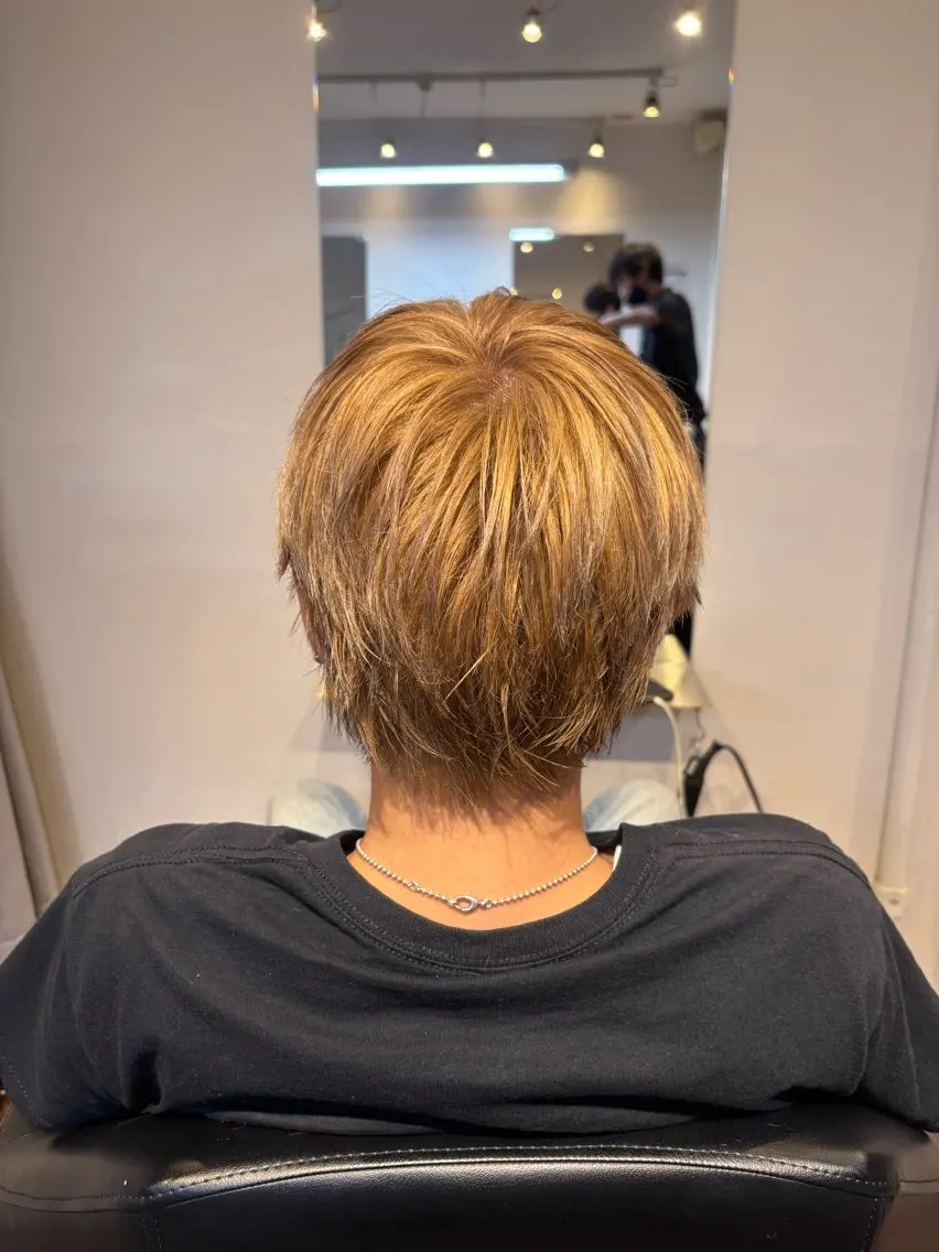カラー メンズ ヘアカラー トリートメント 山下 歩華のヘアスタイル