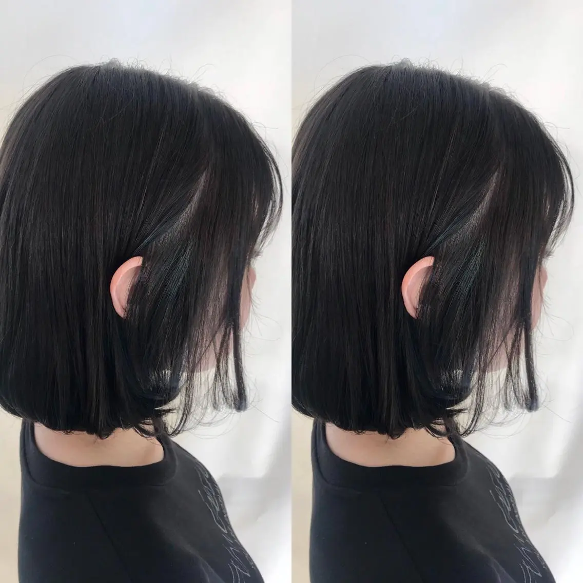 ミディアム カラー 小栗 麻衣のヘアスタイル