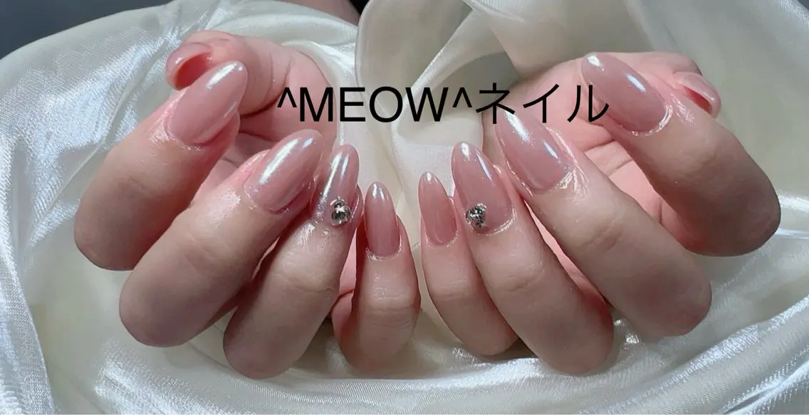 ネイル ストーンネイル ハンドネイル ^MEOW^ salonのネイルデザイン