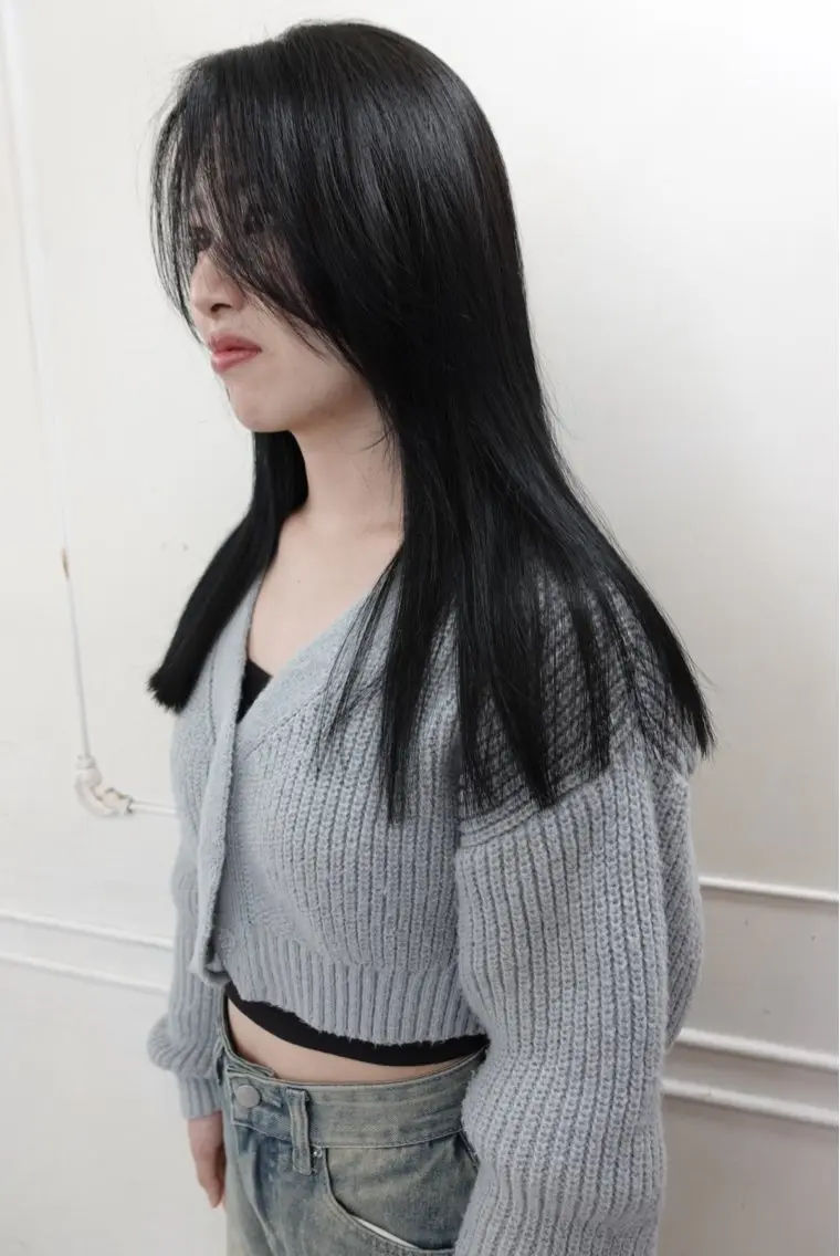 ロング ヘアカラー RINKA 岡崎美容室のヘアスタイル