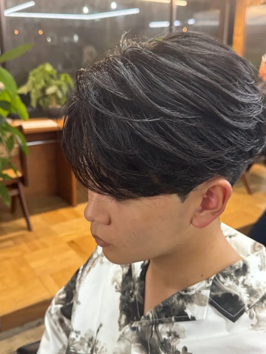 ショート メンズ センターパート カット メンズ特化酒井翔太 /メンズカット/名駅のヘアスタイル