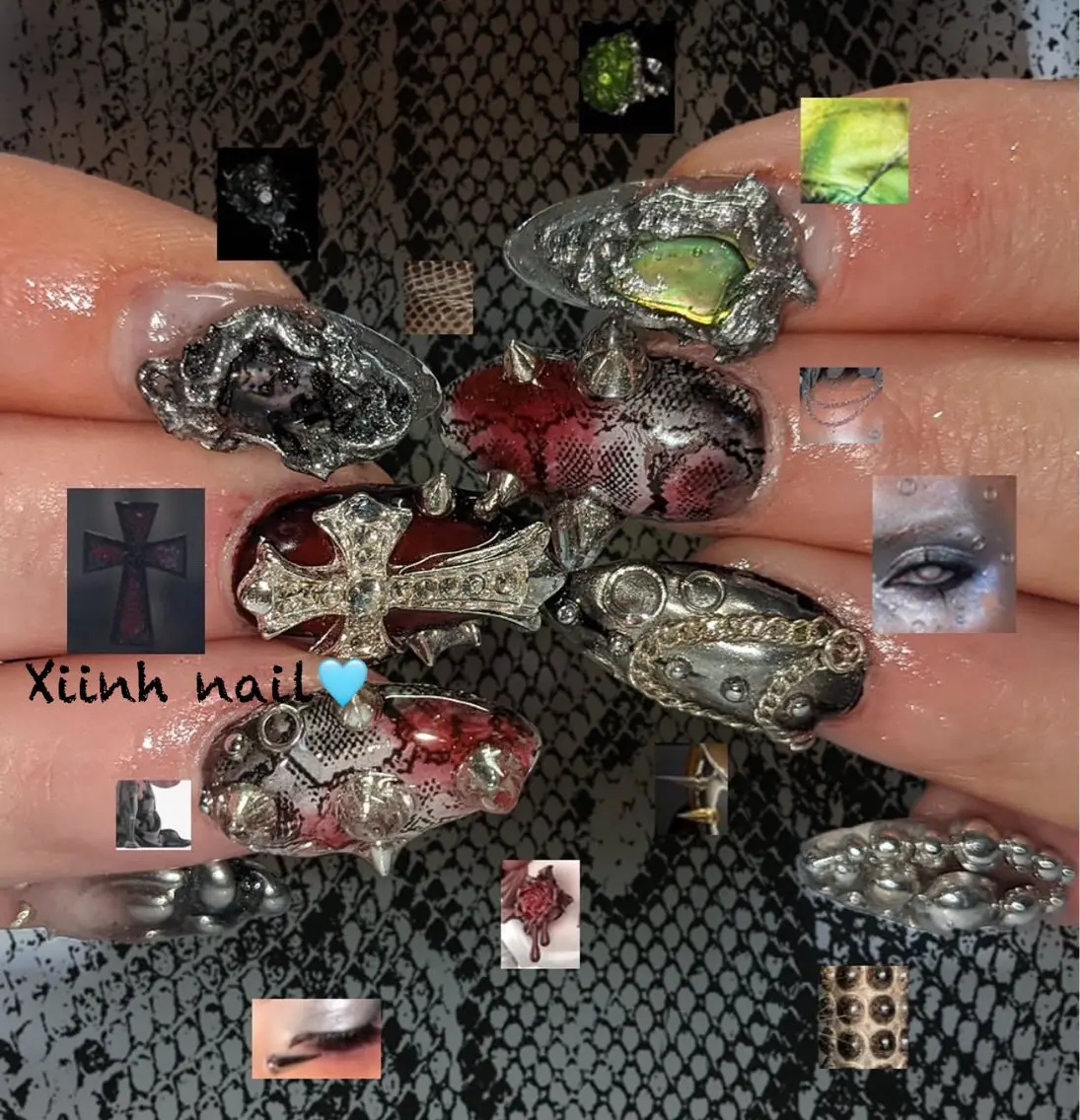 ネイル チークネイル 桜ネイル フットネイル フレンチネイル ジェルネイル XIINH NAIL SALONのネイルデザイン