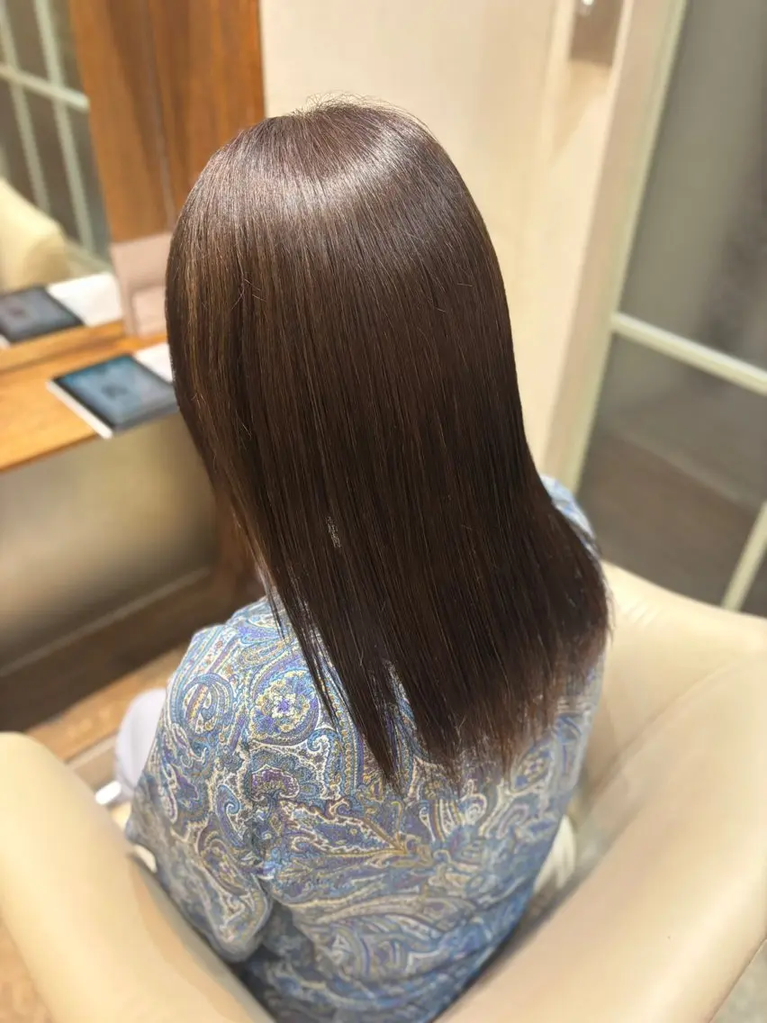 セミロング カット・カラーモデル 募集中❗️清野 海真のヘアスタイル