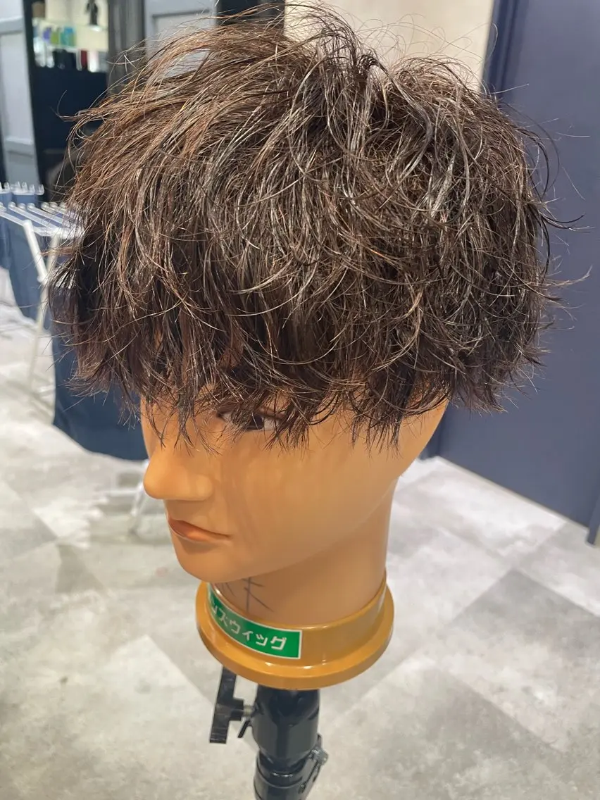 パーマ メンズ メンズパーマ パーマ メンズ限定そらパーマ カラーモデル募集🐝のヘアスタイル
