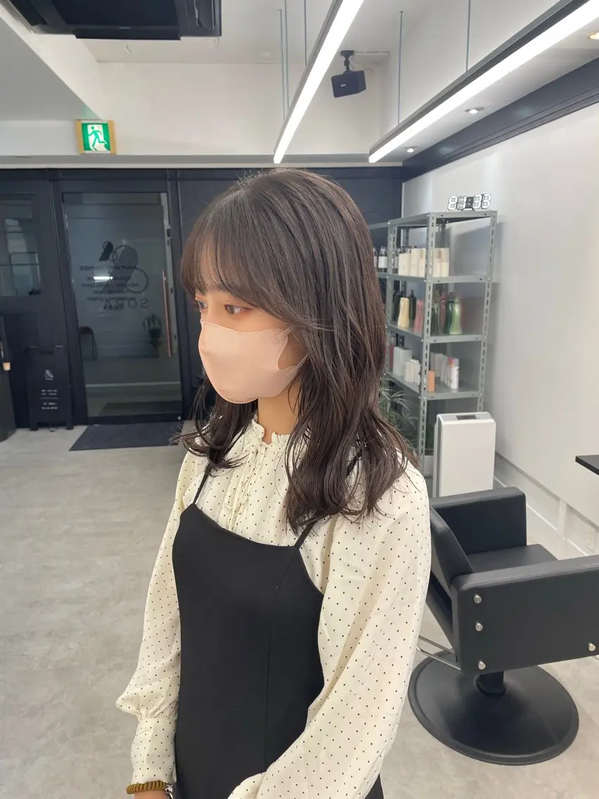 セミロング 川上拓真 ✂︎学芸大学のヘアスタイル