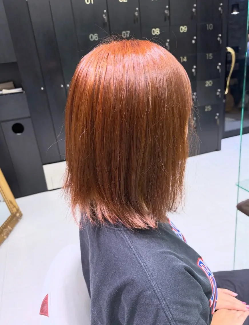 カラー ヘアカラー トリートメント 山形/ ブリーチ無し ダブルカラーのヘアスタイル