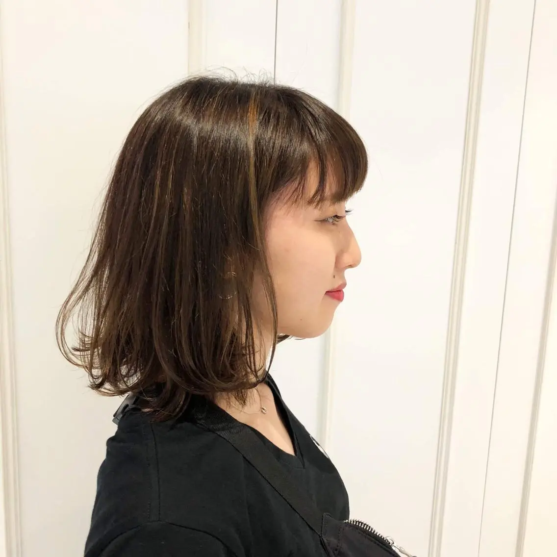 ミディアム カラー ハイライトカラー ハイライト 🫧こおりやま なつみ🫧のヘアスタイル