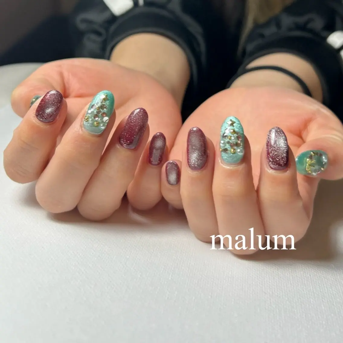 ネイル ハンドネイル malum nailのネイルデザイン