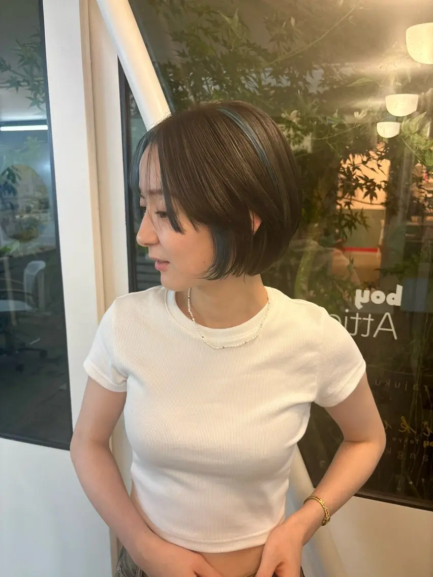 ショート kiyono moekaのヘアスタイル
