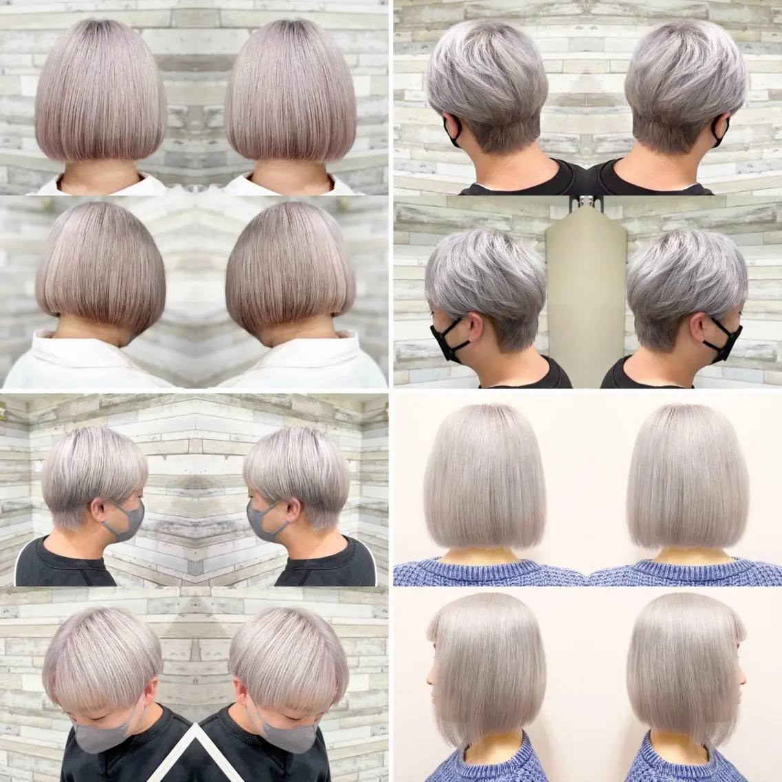 ✨初回限定‼️✨憧れホワイトカラー✨(ブリーチ3回+カラー+ナノケアトリートメント)の写真