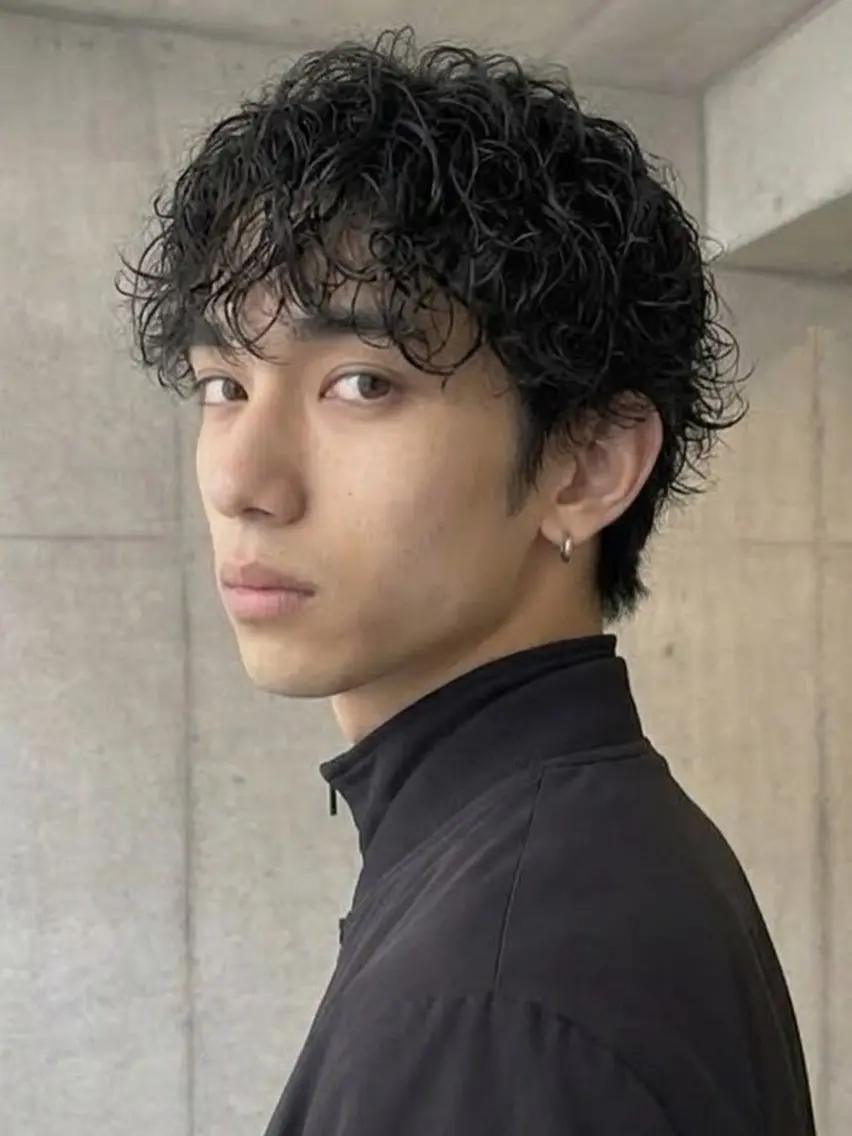 パーマ メンズ カット パーマ ✨銀座デザインカット 大野✨のヘアスタイル