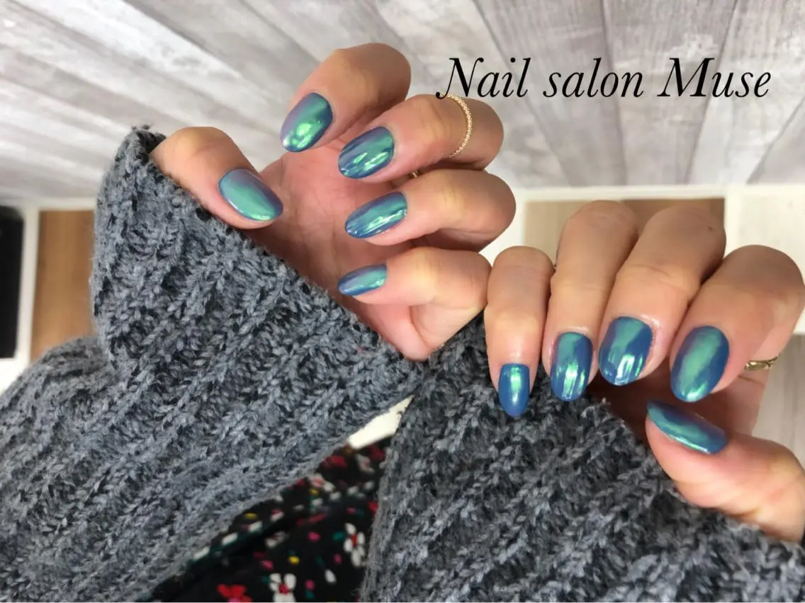 ネイル オーロラネイル Nail salon Museのネイルデザイン