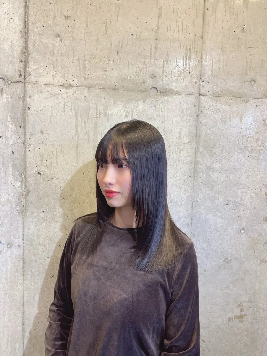 ミディアム 顔まわりレイヤー レイヤーカット カットモデル募集中/ ASAYAのヘアスタイル