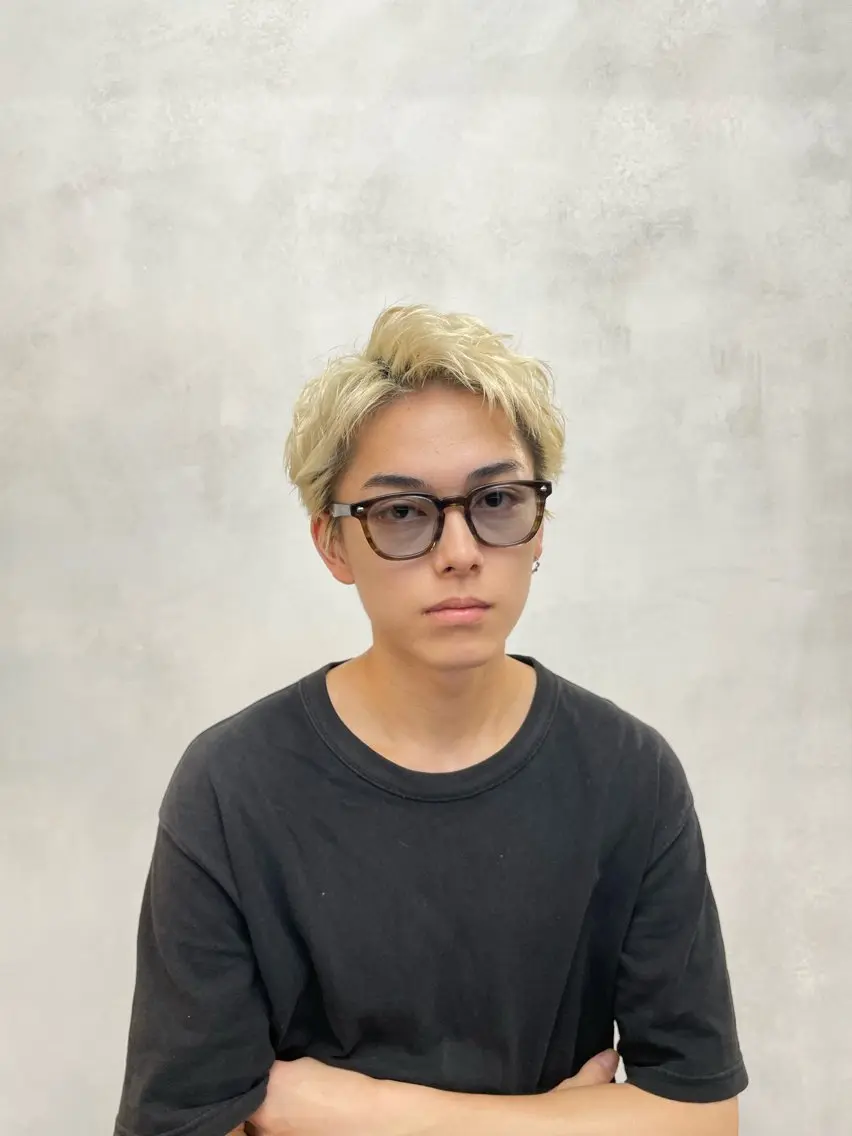 ショート メンズ スパイキーショート ショートヘア カット 🌞メンズパーマ ONOE💈のヘアスタイル