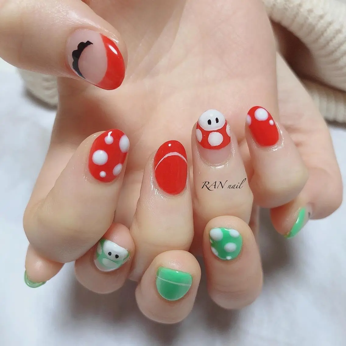 ネイル 夏ネイル 冬ネイル RAN nailのネイルデザイン