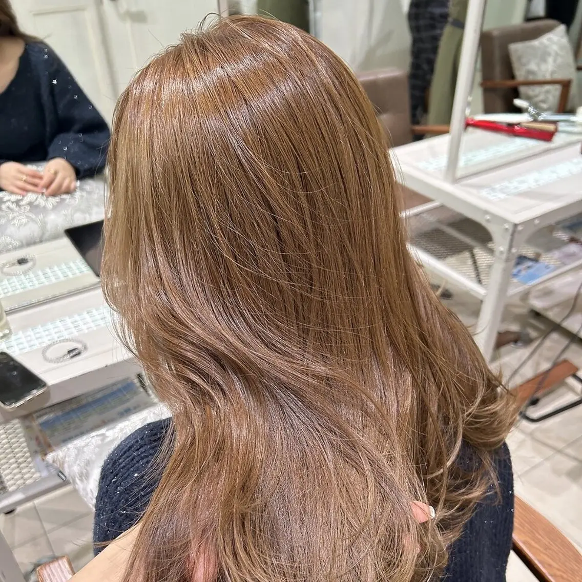 ロング カラー カラー/ストレート まつエク/Misaのヘアスタイル