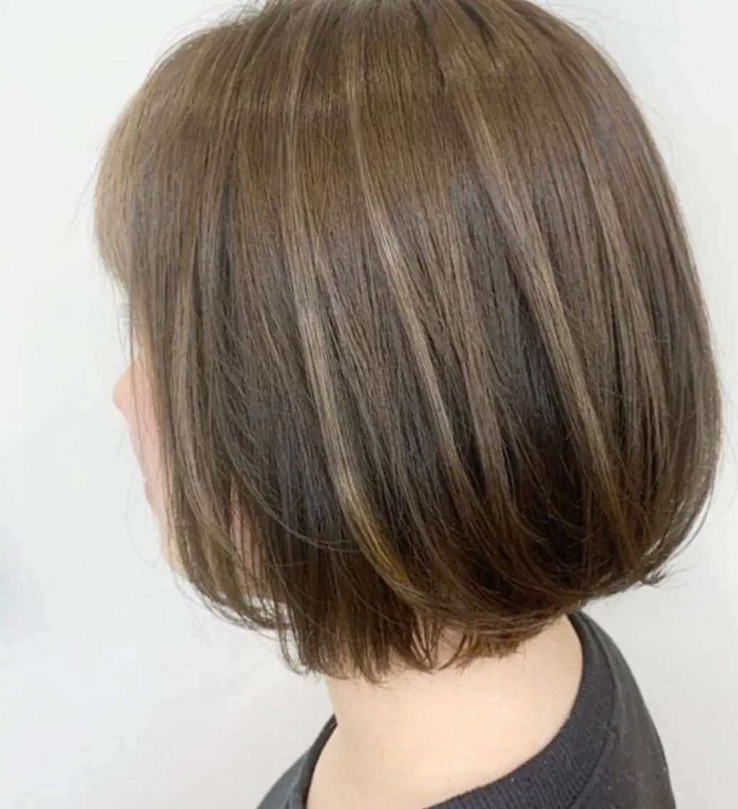ショート カラー 竹本 侑真のヘアスタイル
