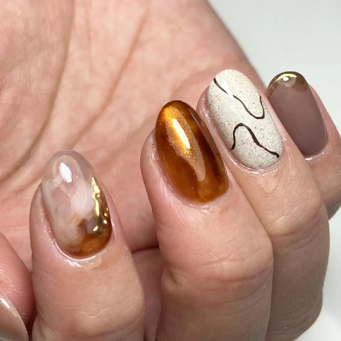 ネイル アートネイル ニュアンスネイル nail salon Lumièreのネイルデザイン