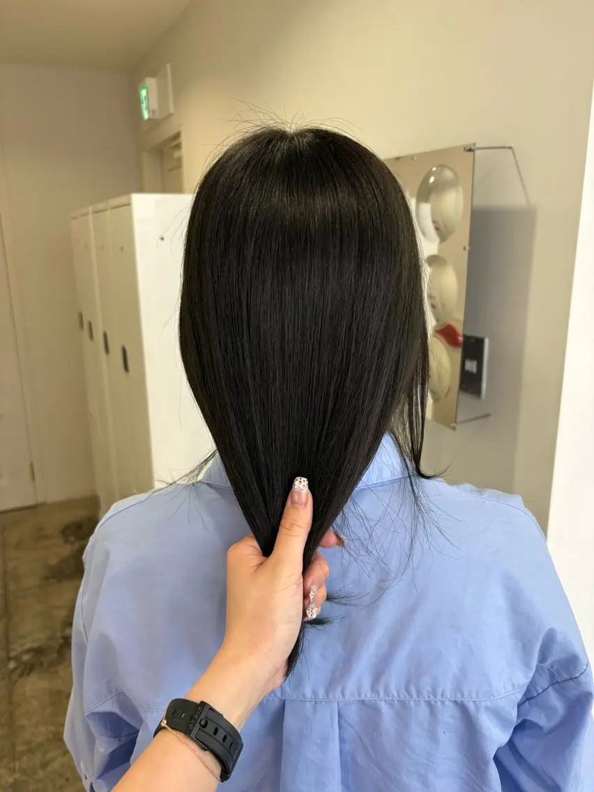 セミロング カット ヘアカラー 琉花/髪質改善 /レイヤーカットのヘアスタイル