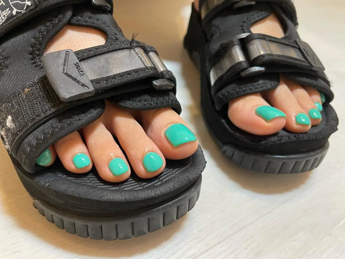 ネイル フットネイル ワンカラーネイル haruka. nailsTOKYOのネイルデザイン