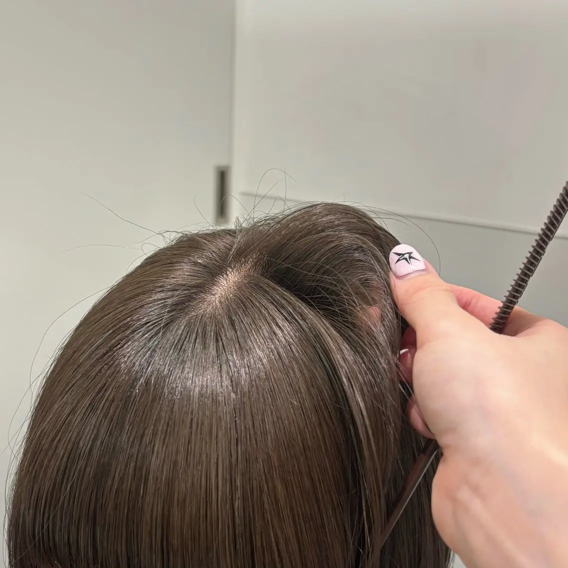 ミディアム ヘアカラー トリートメント 盛れる透明感カラー momokaのヘアスタイル
