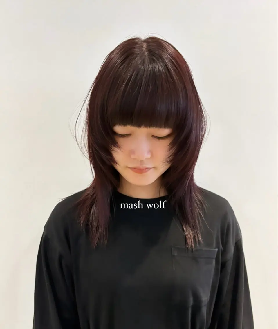 ミディアム カラー カット ヘアカラー トリートメント ヘアセット 🟧オシャレ女子多数 アツシ🟧のヘアスタイル