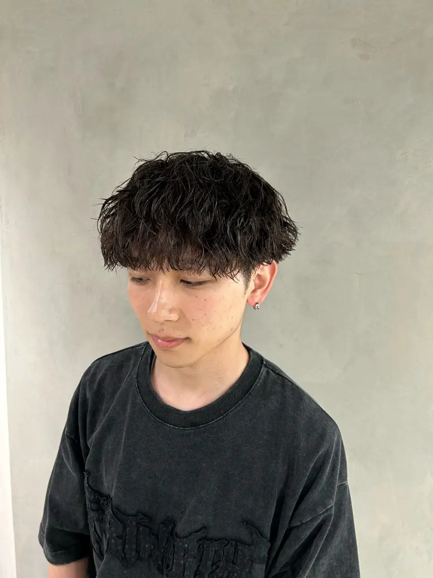 パーマ メンズ カットモデル募集中 新潟万代/ 蒼太朗のヘアスタイル