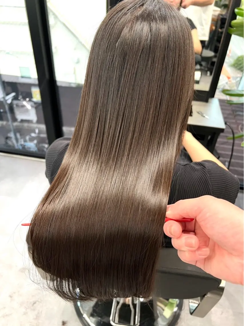 【練習モデル】縮毛矯正+クイックトリートメント💫💫の写真