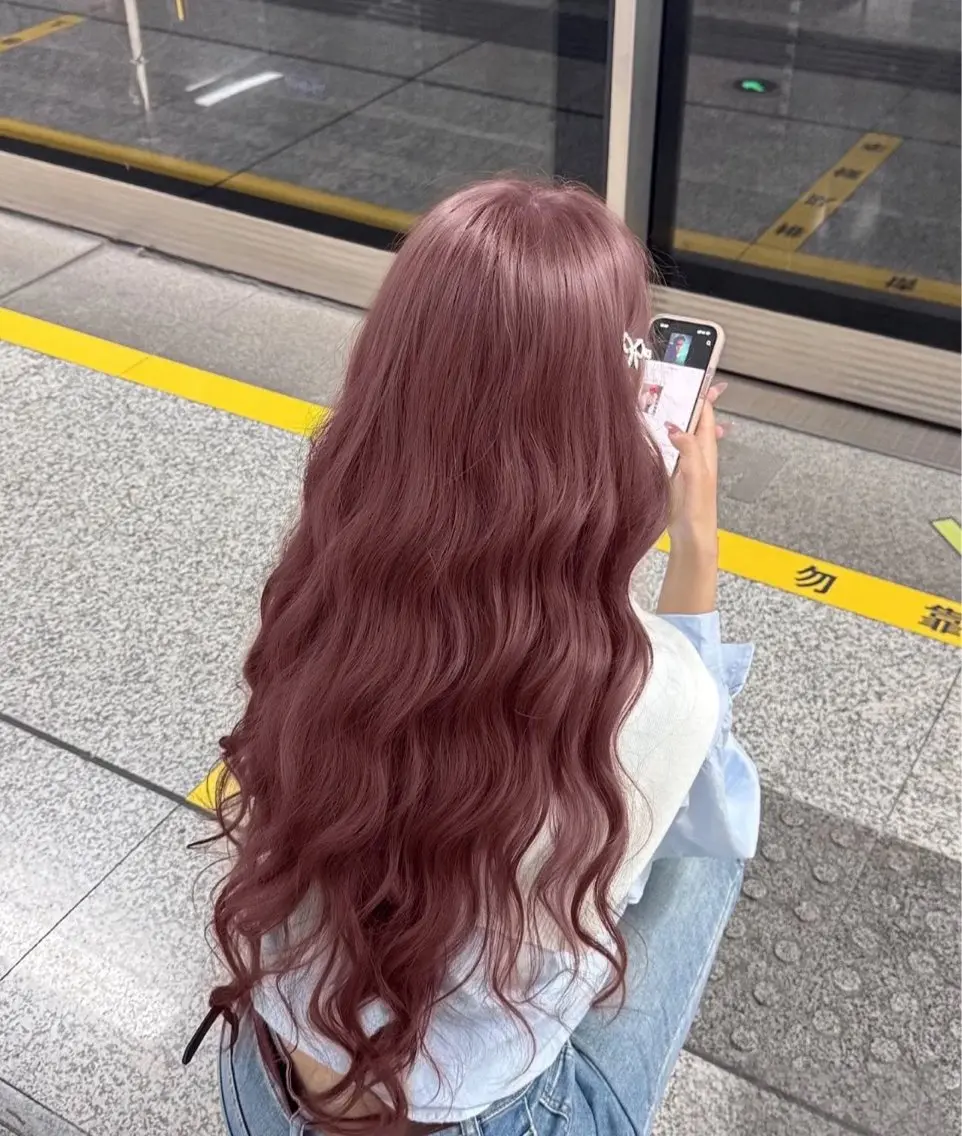 ロング カラー うる艶韓国スタイル 🤍りんのヘアスタイル