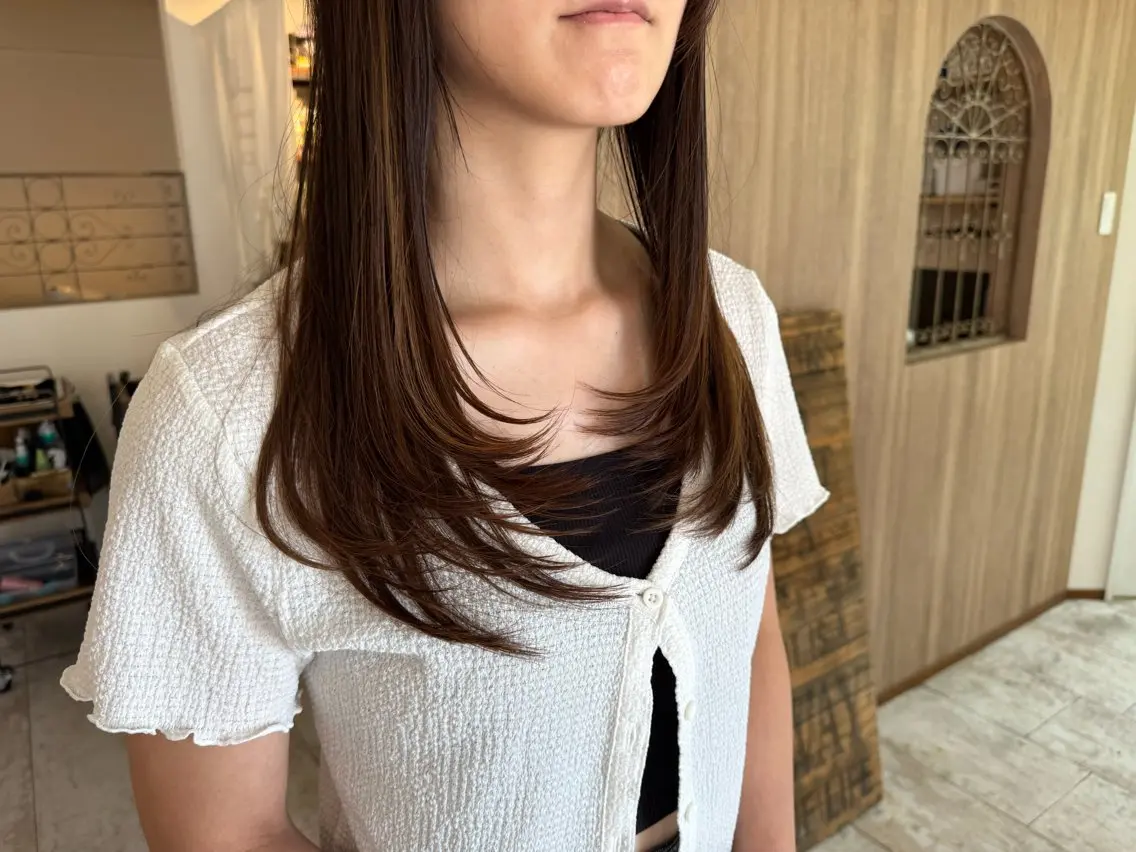 ロング 仲井 康己のヘアスタイル