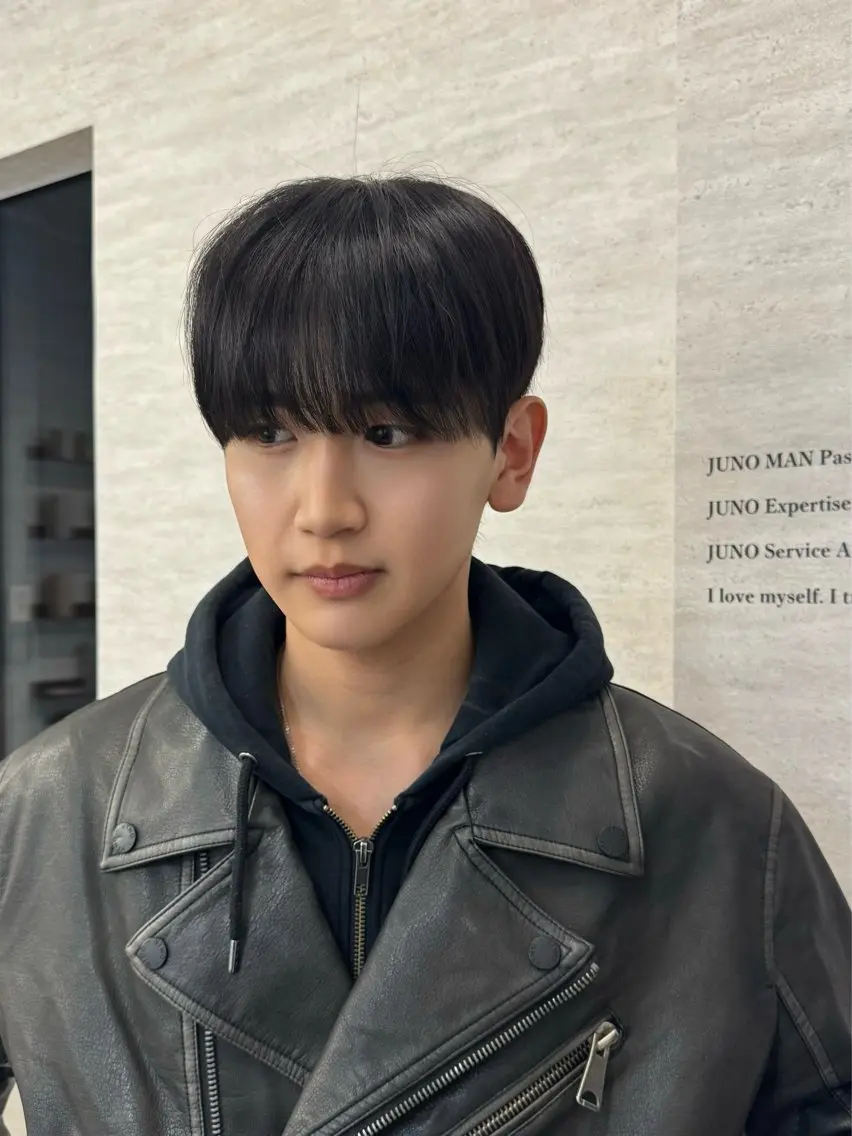 メンズ カット 韓国式ダウンパーマ 🇰🇷櫻井健のヘアスタイル