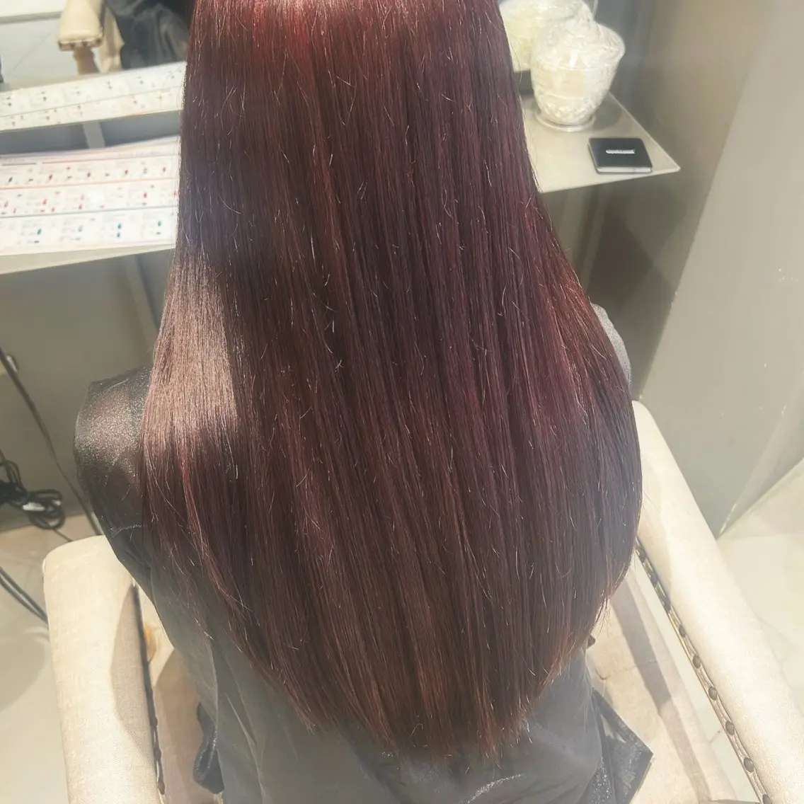 ロング カラー こばやし にな 🦖⋆͛ぷつっとボブのヘアスタイル